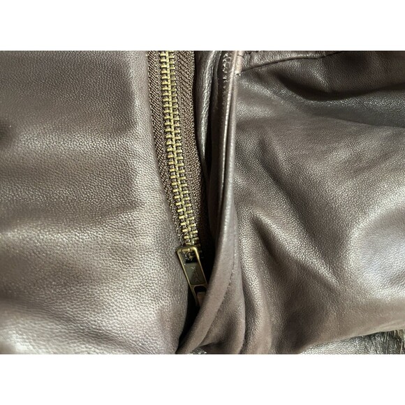 EMU Australia 100% Sheepskin Brown Leather Vest Size SMALL - Picture 16 of 16